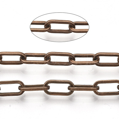 Unwelded Iron Paperclip Chains CH-S125-02E-R-1