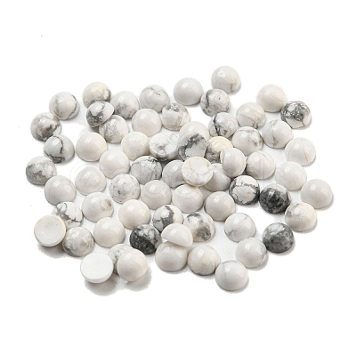 Natural Howlite Jade Cabochons G-H309-03-53-1