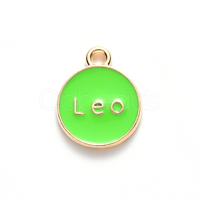 Alloy Enamel Pendants LS-ENAM-S124-01B-06G-1