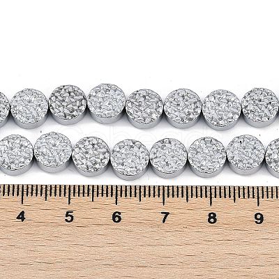 Electroplated Synthetic Non-magnetic Hematite Beads Strands G-H072-F01-01B-1
