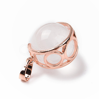 Natural Quartz Crystal Pendants G-A212-01RG-06-1