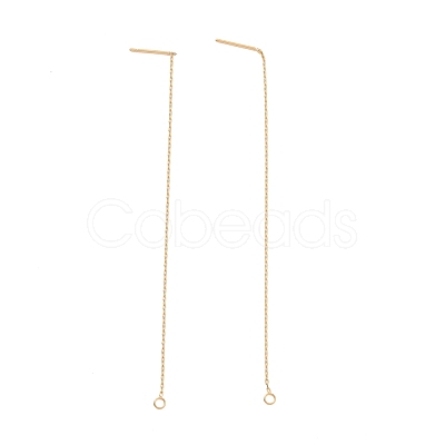 Ion Plating(IP) 304 Stainless Steel Stud Earring Finding STAS-E161-06G-1