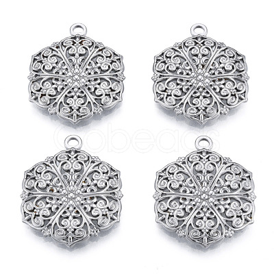 Non-Tarnish 201 Stainless Steel Pendants STAS-N098-206P-1
