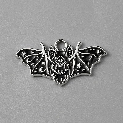 Halloween Alloy Enamel Pendants ENAM-CJC0002-34P-02-1