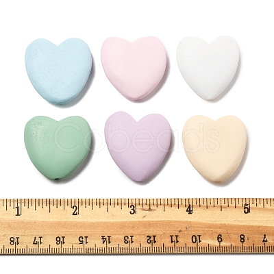 18Pcs 6 Colors Wood Beads WOOD-FS0001-44-1