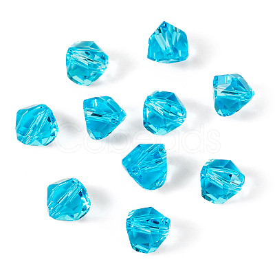 10Pcs Glass Imitation Austrian Crystal Beads GLAA-TADJ0001-11G-1