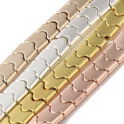 Electroplated Synthetic Non-magnetic Hematite Beads Strands G-I364-E01-1