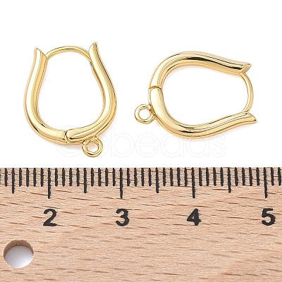 SHEGRACE Brass Hoop Earrings Findings XGR0157G-87G-1