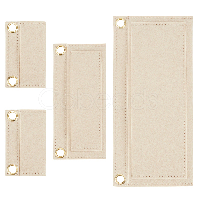 4Pcs Rectangle Felt Purse Organizer Insert FIND-DR0001-97B-1