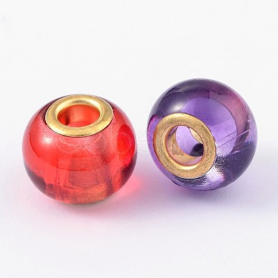 Glass European Beads GPDL-R002-M2-1