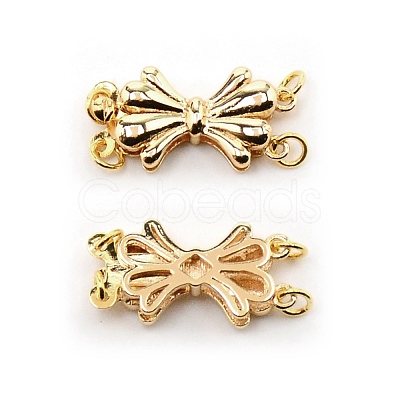 Brass Box Clasps FIND-WH0100-63B-1