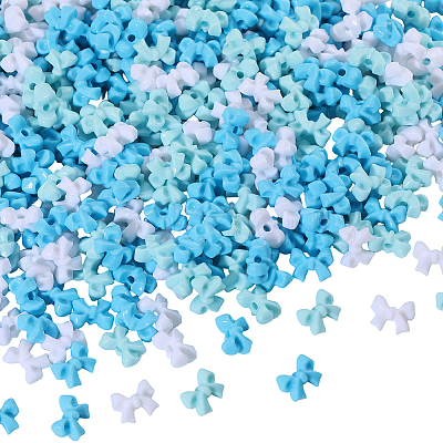 500Pcs Opaque Acrylic Beads SACR-PA0001-21C-1