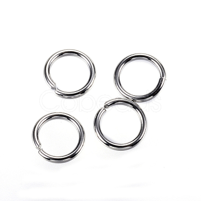 Tarnish Resistant 304 Stainless Steel Open Jump Rings A-STAS-D448-098P-7mm-1