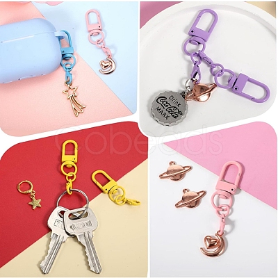 8Pcs Alloy Swivel Clasps KEYC-YW00195-1