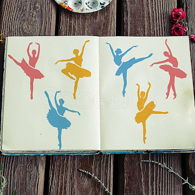 PET Hollow Out Drawing Painting Stencils DIY-WH0391-0560-1