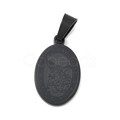 Ion Plating(IP) 304 Stainless Steel Pendants STAS-H356-07B-1