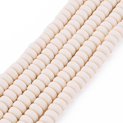 Handmade Polymer Clay Beads Strands X-CLAY-N008-117-1
