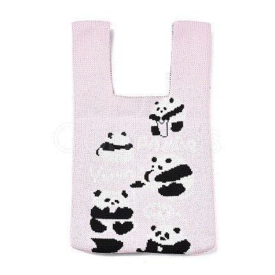 Polyester Mini Knit Tote Bags ABAG-C008-01A-01-1