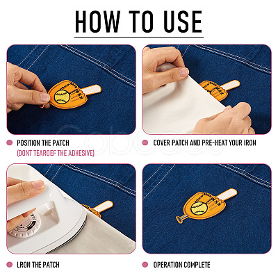 16Pcs 8 Styles Computerized Embroidery Cloth Iron on/Sew on Patches DIY-TA0012-13-1