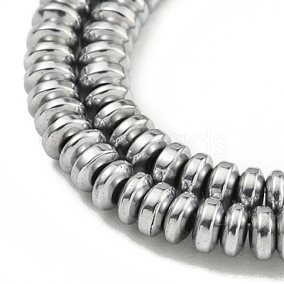 Electroplated Synthetic Non-Magnetic Hematite Beads Strands G-I360-C03-05-1