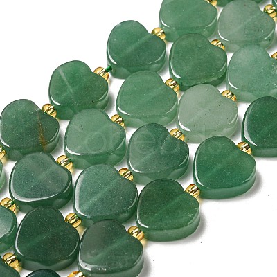 Natural Green Aventurine Beads Strands G-G072-D02-01-1