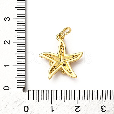 Brass Micro Pave Cubic Zirconia Pendants KK-A265-10B-01G-1