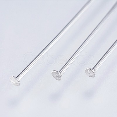 Tarnish Resistant 304 Stainless Steel Flat Head Pins STAS-F145-07P-0.6x30mm-1