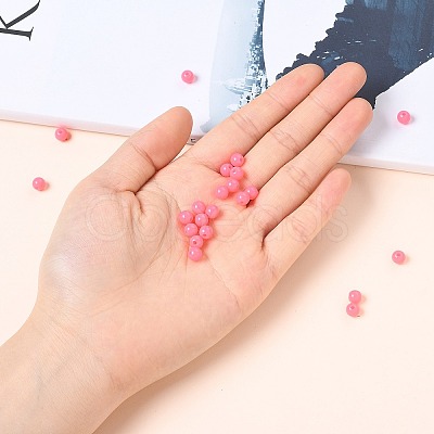 Fluorescent Acrylic Beads LS-MACR-R517-6mm-04-1