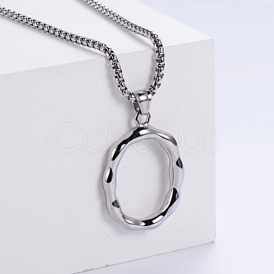 Minimalist chic collarbone necklace with 26 English letters design LW4134-41-1