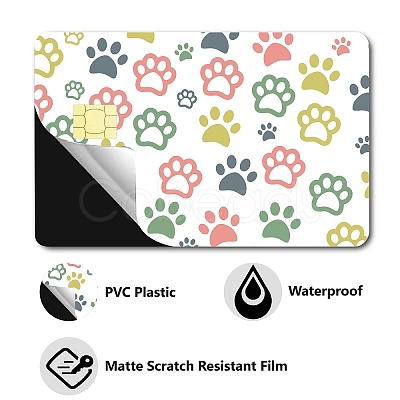 PVC Plastic Waterproof Card Stickers DIY-WH0432-043-1