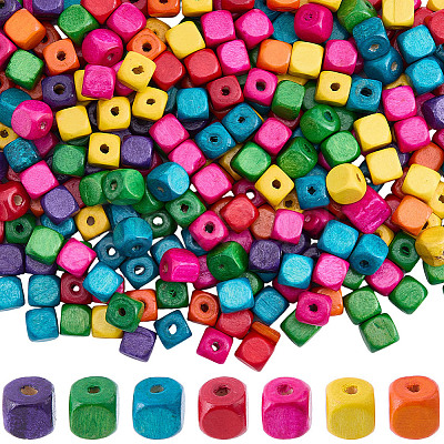 300Pcs Natural Wood Beads WOOD-SP0001-91-1