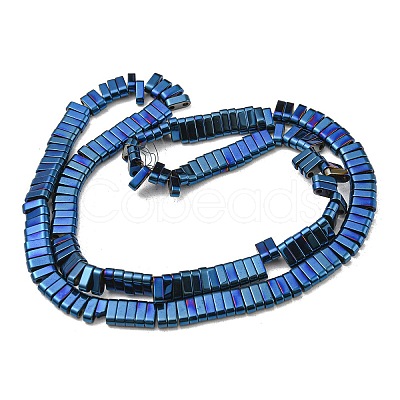 Electroplated Non-magnetic Synthetic Hematite Beads Strands G-C106-B02-07A-1