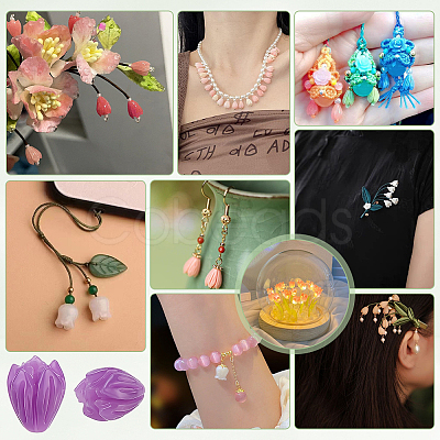 150Pcs Opaque Resin Beads RESI-PH0002-76A-1