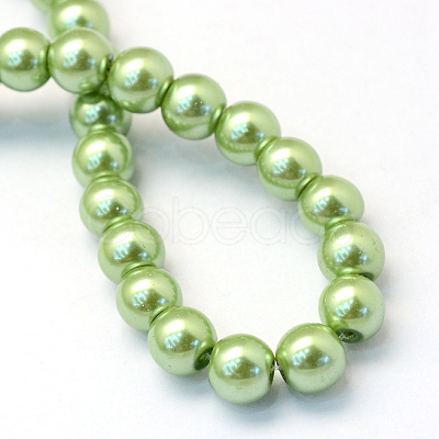 Baking Paint Glass Pearl Bead Strands X1-HY-Q003-3mm-26-1