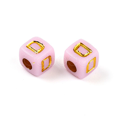 Plating Acrylic Beads OACR-N140-01D-D-1