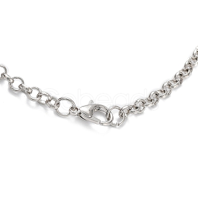 Brass Pendant Necklaces NJEW-P299-A06-P-1