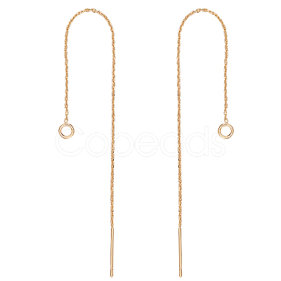 16Pcs Rack Plating Brass Stud Earring Findings KK-BBC0009-79-1