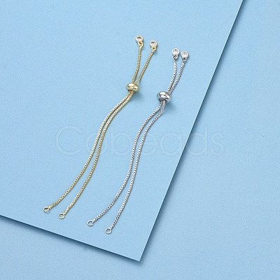 Rack Plating Eco-Friendly Brass Chain Bracelet Making KK-CJ0001-27-1