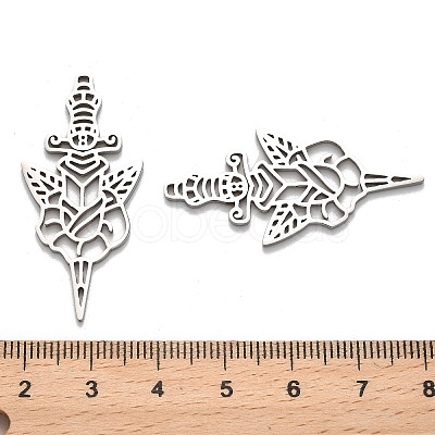 Non-Tarnish 304 Stainless Steel Pendants STAS-B054-04P-1