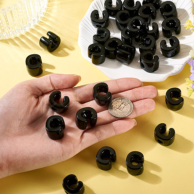 Acrylic European Beads OACR-TAC0013-14C-1