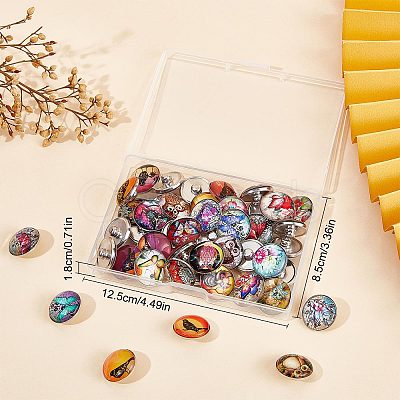 SUNNYCLUE Alloy Jewelry Snap Buttons BUTT-SC0001-02B-1