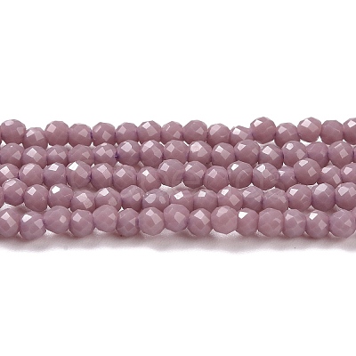 Glass Imitation Jade Beads Strands GLAA-H021-02-05-1