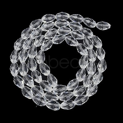 Transparent Glass Beads Strands EGLA-N013-T10mm-D01-1