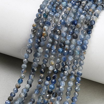 Natural Kyanite Cyanite Disthene Beads Strands GG-CBABEF5-A01-3mm-A-1