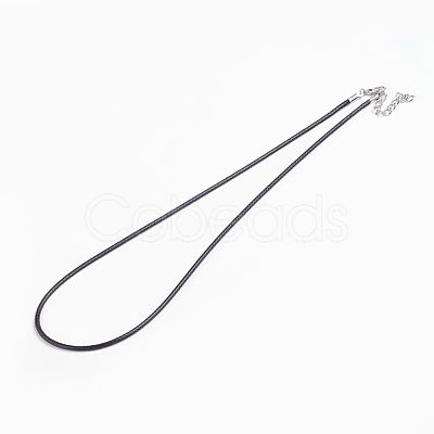 Korean Waxed Polyester Cord Necklace Making NJEW-G284-02P-1