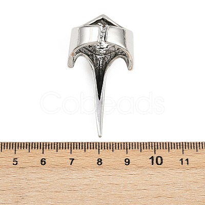 Alloy Cuff Rings RJEW-D328-01B-AS-1