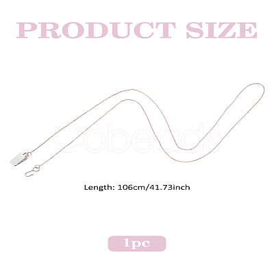 Brass Chain Zipper Helpers HJEW-LP00026-1