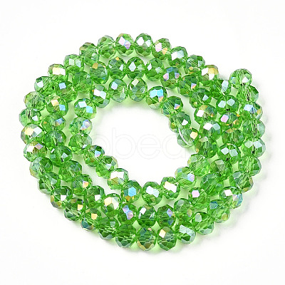Electroplate Glass Beads Strands LS-EGLA-A044-T6mm-B11-1