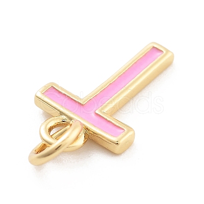 Rack Plating Brass Pendants KK-C065-02T-G-1