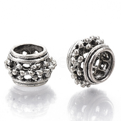 Tibetan Style Alloy Beads TIBE-S320-079AS-LF-1